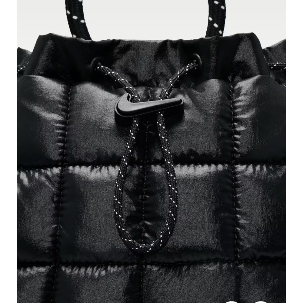 Nike Sportswear Puffle Backpack 9L Women's Casual Lifestyle Bag Black - Picture 5 of 8